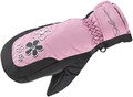 Salomon Flying Mitten - F�ustlinge f�r Kinder schwarz/rosa